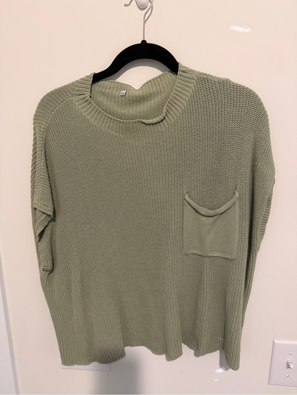 Amazon Women's Sage Green Cowl Sweater with Pocket (lounge set)